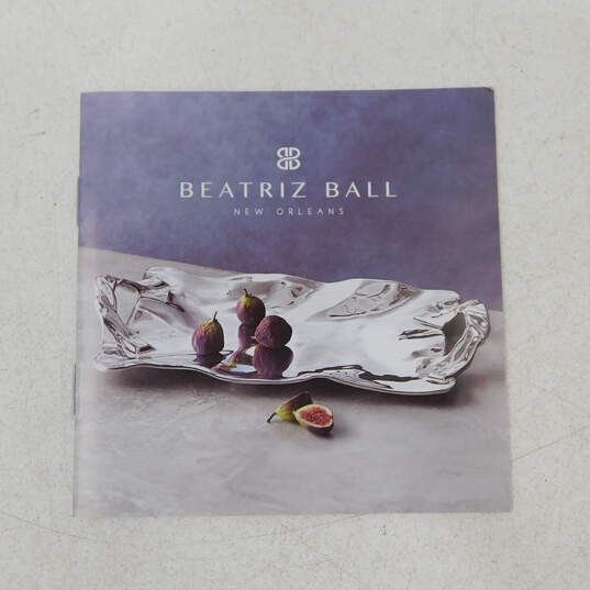Beatriz Ball Signature Metalware Pearl Denisse Wine Coaster IOB image number 6