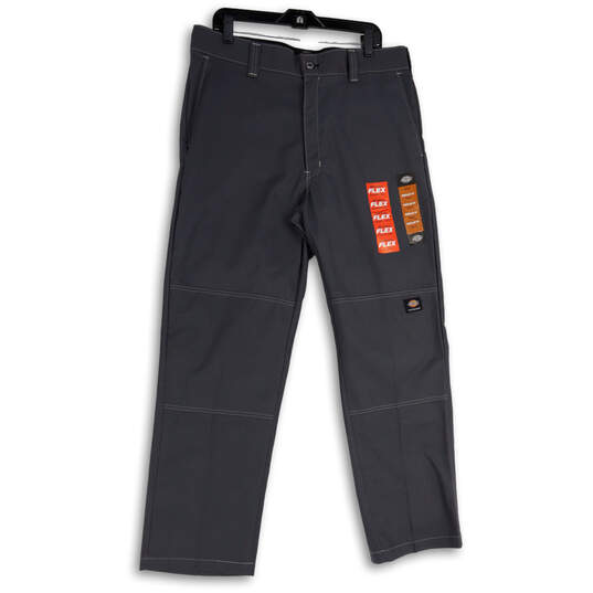 NWT Mens Gray Slash Pocket Straight Leg Regular Fit Chino Pants Size 36X32 image number 1