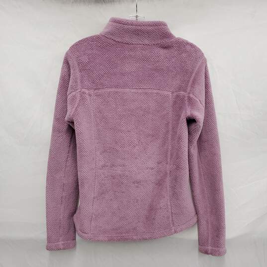 Patagonia WM's Pink Fleece Polartec Thermal Insulated Snap Button Pullover Size SM image number 2