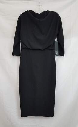 Badgley Mischka Black Dress Size Medium NWT alternative image