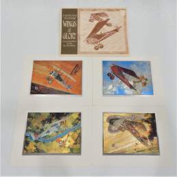 Wings of Glory Famous WWI Aircraft Jim Deneen Color-Etch - Set of 4 Prints