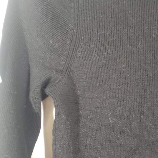 Womens Regular Fit Turtleneck Long Sleeve Pullover Sweater Size Medium image number 3