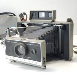 Lot of 3 Assorted Vintage Polaroid Land Cameras alternative image