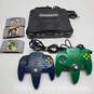 Lot of Nintendo 64 Console with 2 Controllers Video Games Untested image number 1