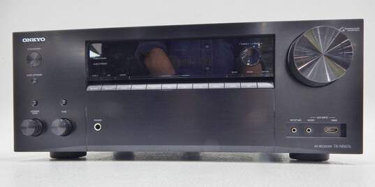 Onkyo Brand TX-NR676 Model AV Receiver w/ Attached Power Cable image number 4