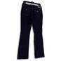 Womens Blue 515 Denim Dark Wash Pockets Stretch Bootcut Jeans Size 8L image number 2
