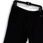 Womens Black Flat Front Regular Fit Wide-Leg Formal Dress Pants Size 30 image number 3