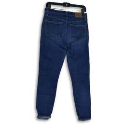 Madewell Womens Blue Denim Medium Wash Stretch Skinny Jeans Size 29 alternative image