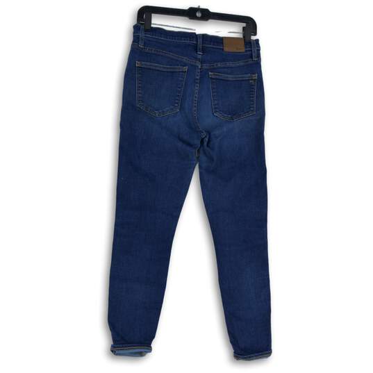 Madewell Womens Blue Denim Medium Wash Stretch Skinny Jeans Size 29 image number 2