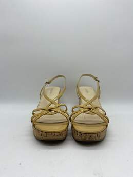 Prada Yellow Pump Heel Women Size 9