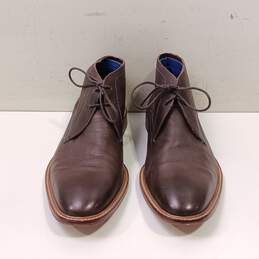 Ted Baker London Torsdi 2 Brown Leather Ankle Boots Men's Size 10