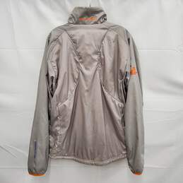 Helly Hanson Polartec WM's Insulted with H2Flow Vent Full Zip Gray & Orange Jacket Size L alternative image