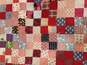 Handmade Multicolor Quilt Size 85"x65" image number 2