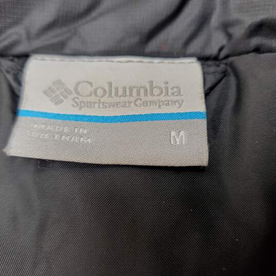 Columbia Black Hooded Full Zip Vest Women's M image number 3