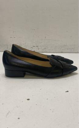 Cole Haan Black Leather Flat Loafers Shoes Women's Size 9.5 B
