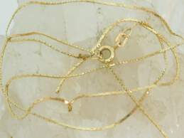 14K Yellow Gold Chain Necklace for Repair 1.8g alternative image