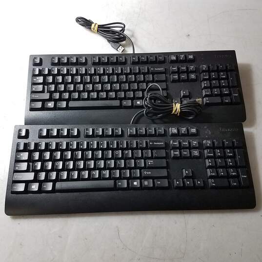 Lot of Two Lenovo USB PC Keyboards image number 3