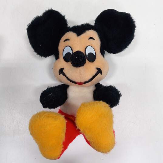 Vintage Walt Disney Mickey and Minnie Mouse Plush Dolls image number 4