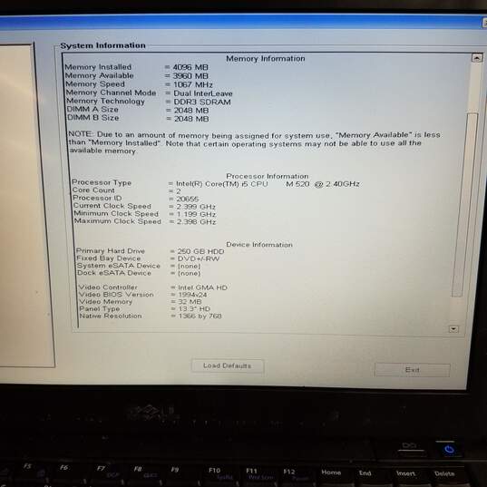 DELL Latitude E4310 13in Laptop Intel i5 M520 CPU 4GB RAM 250GB HDD image number 9