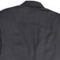 Mens Gray Notch Lapel Flap Pockets Long Sleeve Two Button Blazer Size 40R image number 4