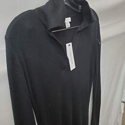 Women's Black Topshop Sweater Dress Size 12 alternative image