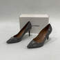 NIB Womens Greta Gray Patent Leather Pointed Toe Slip-On Pump Heels Sz 10 M image number 4