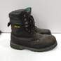 Mens Iron Tough 1186861 Brown Lace Up Ankle Steel Toe Work Boots Size 14 image number 2