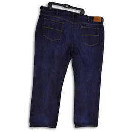Womens Blue Denim Medium Wash 5-Pocket Design Straight Leg Jeans Size 48/32 alternative image