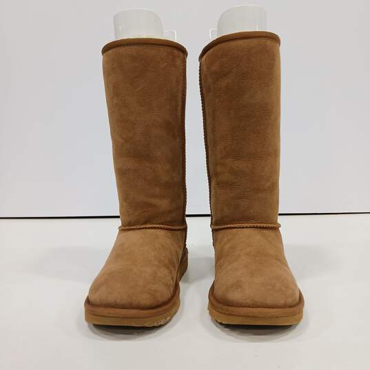 Ugg Classic Tall Tan Winter Boots Size 4 image number 4