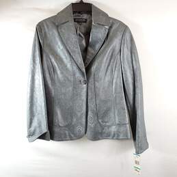 Jones New York Women Grey Jacket Sz 0X NWT
