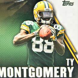 2015 Ty Montgomery Topps Rookie Patch Green Bay Packers alternative image