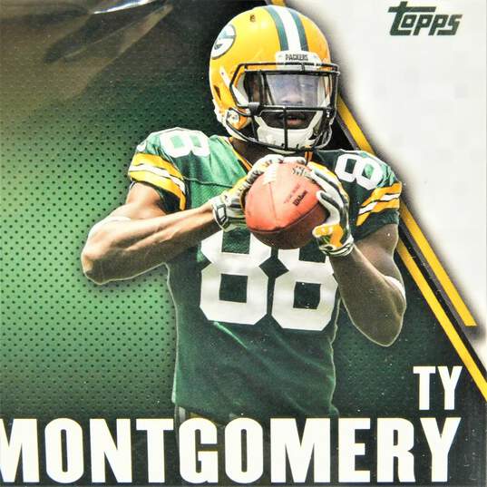 2015 Ty Montgomery Topps Rookie Patch Green Bay Packers image number 2