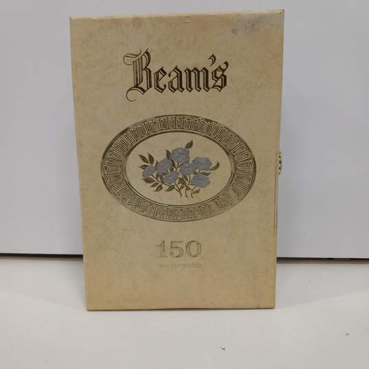 Vintage Jim Beam Porcelain Decanter w/Case image number 1