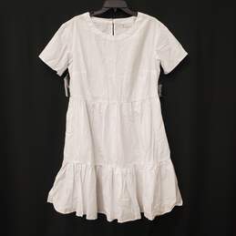 New York & Company Women White Dress L NWT