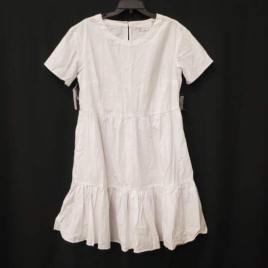 New York & Company Women White Dress L NWT image number 1