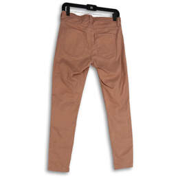 Womens Pink Denim Medium Wash 5 Pocket Design Skinny Jeans Size 2/26 alternative image