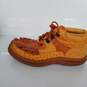 Corleoni Womens Med Hiker Shoes Ostrich Caimen Congnac Leather Size 9 image number 1