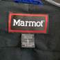 Marmot blue and black fleece lined jacket men's L image number 5