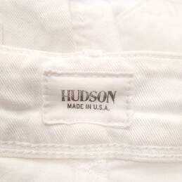 Hudson Women White Skinny Jeans Sz 27