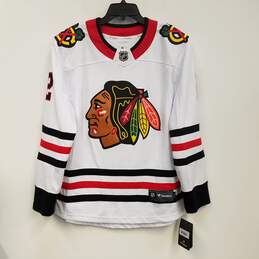 NWT Mens White Chicago Blackhawks Duncan Keith #2 Hockey NHL Jersey Size S alternative image