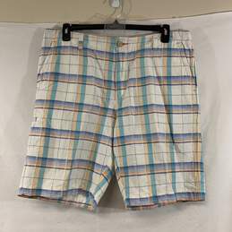 Men's Plaid Tommy Bahama Linen Shorts, Sz. 36