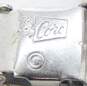 Vintage Coro Pegasus Silvertone Swirl Wide Linked Chain Bracelet For Repair image number 4