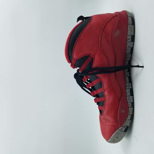 Air Jordan 10 Retro Sneakers Men's Sz 11.5 Red image number 2