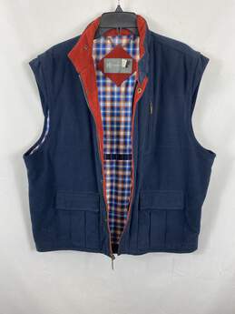 Hickey Freeman Blue Vest - Size X Large alternative image