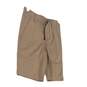 NWT Boys Khaki Flat Front Pockets Golf Chino Shorts Size Medium image number 3