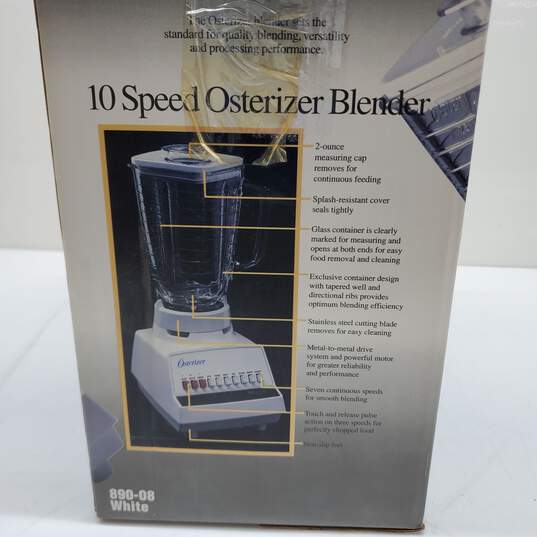 Vintage Oster Osterizer Blender 10 Speed Glass Container IOB image number 5