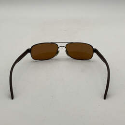 Mens RB 3273 Brown Lens Metal Full Rim Rectangle Prescription Sunglasses alternative image