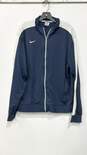 Men's Navy w/ White Stripe Nike Jacket Size L image number 1