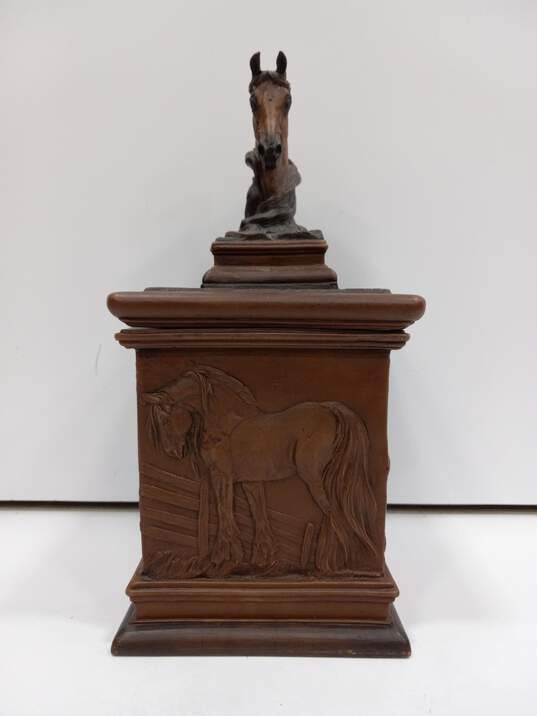 KASPER Studio Design Horse Themed Trinket Box image number 4