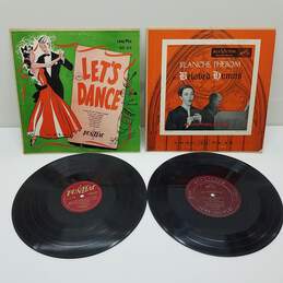 Lot of 2 Vintage 33-1/3 Vinyl Records - Pontiac Let's Dance & Beloved Hymns By Blanche Thebom alternative image